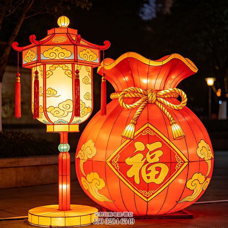 街景小品提供-商场素材-抽象灯光雕塑